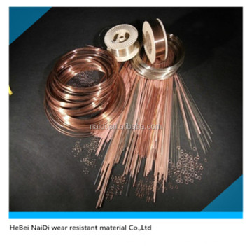 Rod de soldagem de liga de brasagem de fósforo de cobre DIN 8513 L-AG50CD sem níquel 2,5x500 mm Fabricante de hastes baratas